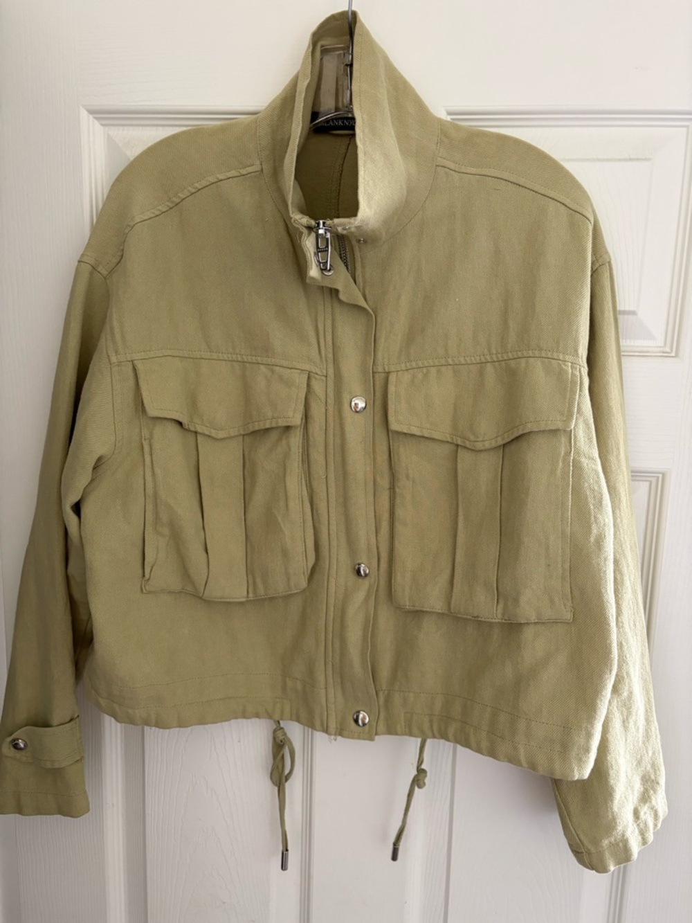 Blank NYC Light SZ S Olive Jacket